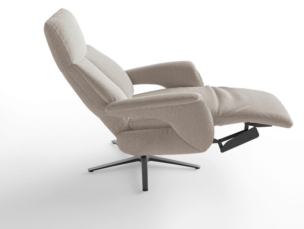 RELAXAČNÍ KŘESLO, textil, šedohnědá Sit & More - Online Only křesla & taburety, Online Only