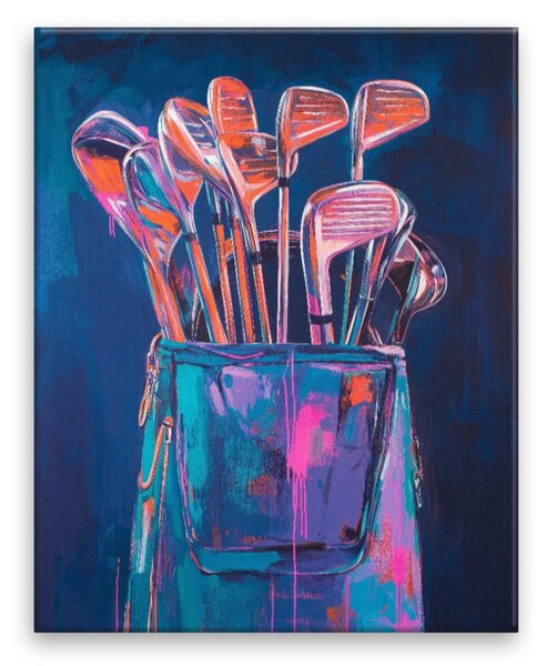 Obraz na plátně - Golfová symfonie - 40x50 cm