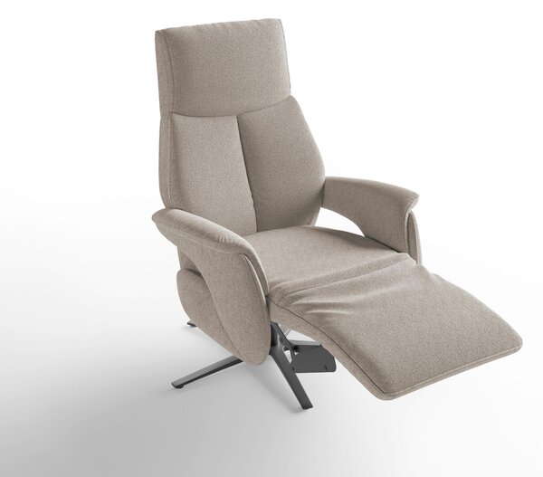 RELAXAČNÍ KŘESLO, textil, šedohnědá Sit & More - Online Only křesla & taburety, Online Only