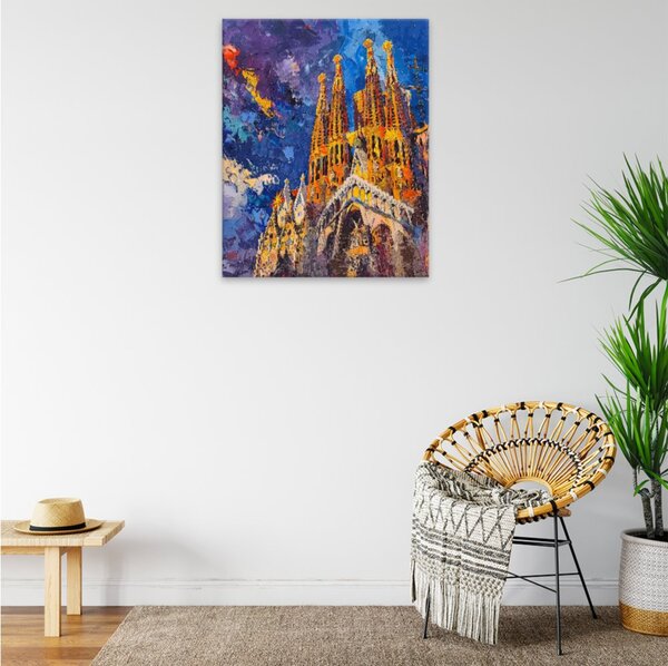 Obraz na plátně - Zlatá katedrála - 40x50 cm