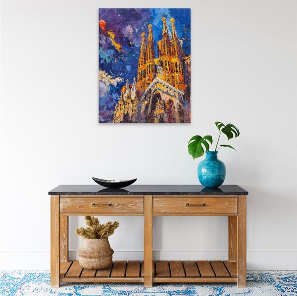 Obraz na plátně - Zlatá katedrála - 40x50 cm