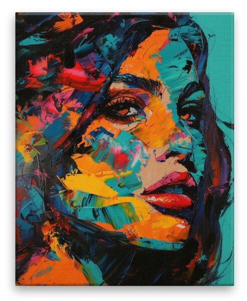 Obraz na plátně - Barevná duše 5 - 40x50 cm