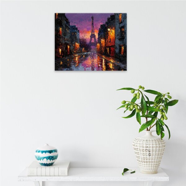 Obraz na plátně - Pařížské soumraky - 50x40 cm