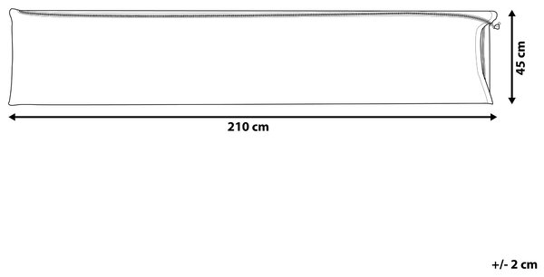 Ochranná plachta CHUVA 210 cm 45 cm 45 cm Šedá