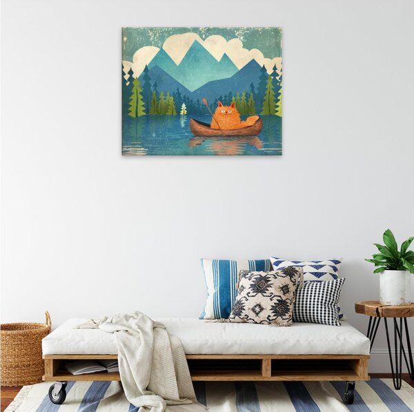 Obraz na plátně - Kočičí výprava - 50x40 cm