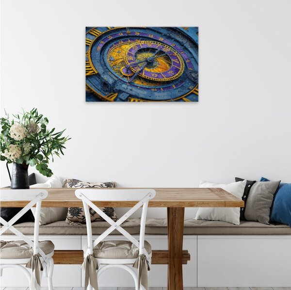 Obraz na plátně - Tajemné orlojové kruhy - 120x80 cm