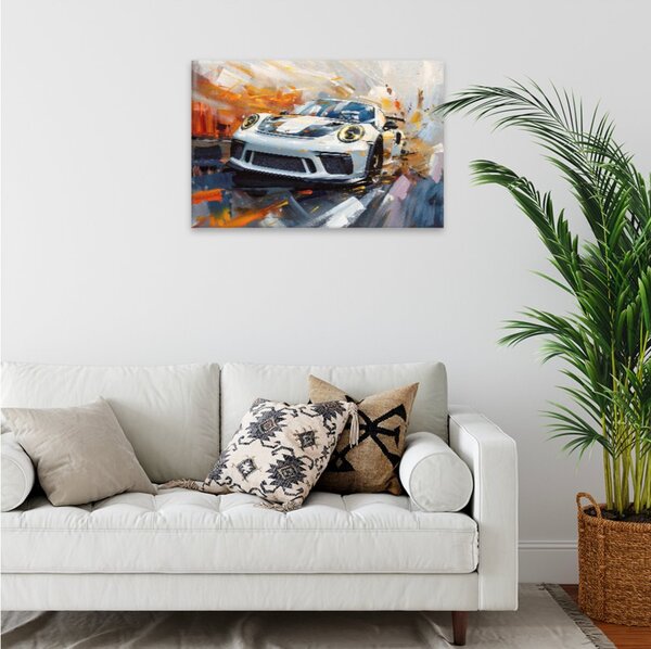 Obraz na plátně - Rychlost a barvy - 120x80 cm