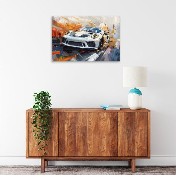 Obraz na plátně - Rychlost a barvy - 120x80 cm
