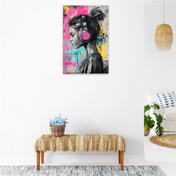 Obraz na plátně - Rytmus a barvy - 80x120 cm - CZ výroba