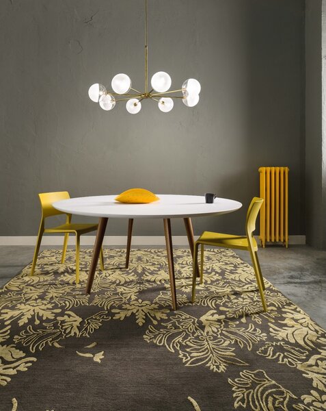 Il Fanale 275.08.ONT Molecola, závěsné mosazné svítidlo, 8x5W LED G9, prům. 99,4cm