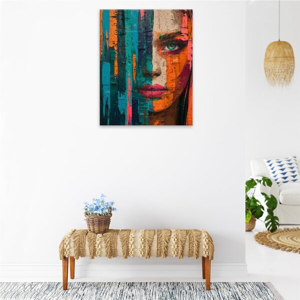 Obraz na plátně - Barevná duše 10 - 40x50 cm