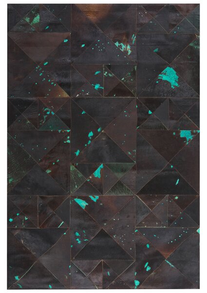 Koberec ATALAN Hnědá 160 x 230 cm Kůže