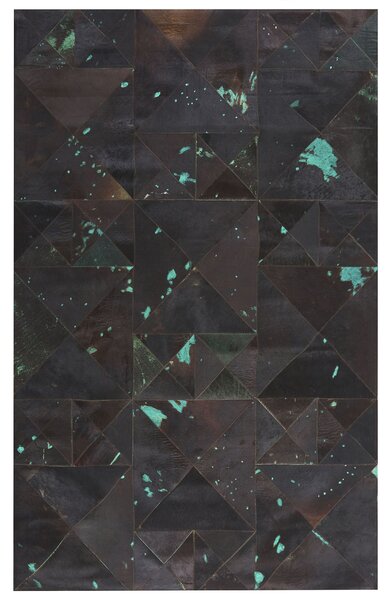 Koberec ATALAN Hnědá 140 x 200 cm Kůže