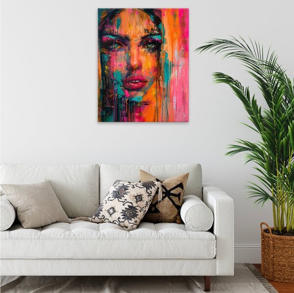 Obraz na plátně - Barevná duše 4 - 40x50 cm