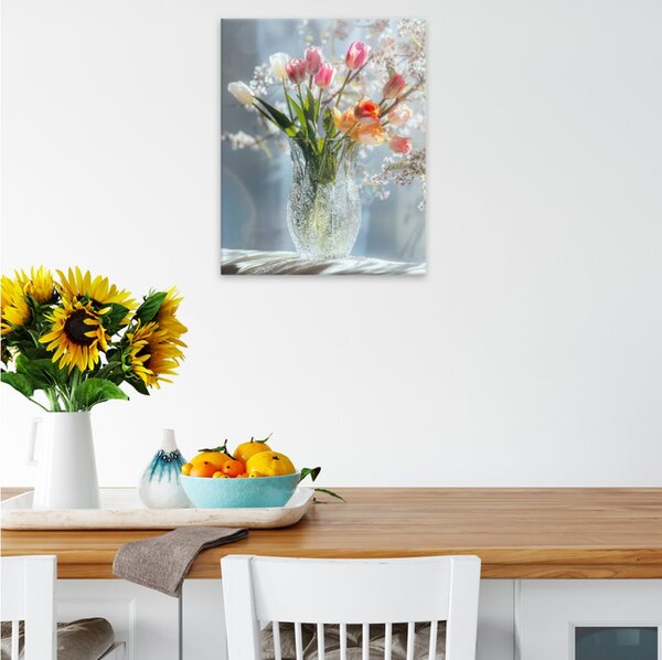 Obraz na plátně - Jarní tulipány - 40x50 cm