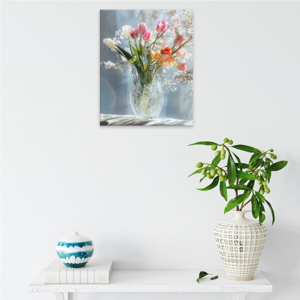 Obraz na plátně - Jarní tulipány - 40x50 cm