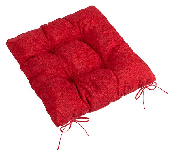BELLATEX Sedák LADA prošívaný Červená 40x40 cm