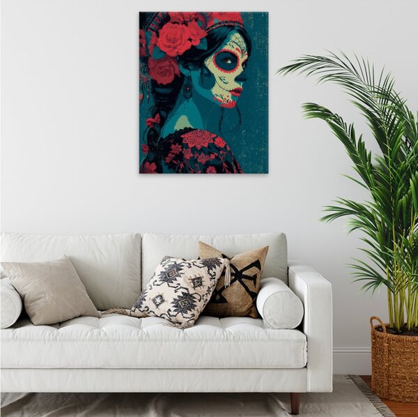 Obraz na plátně - Růžová Catrina 3 - 40x50 cm