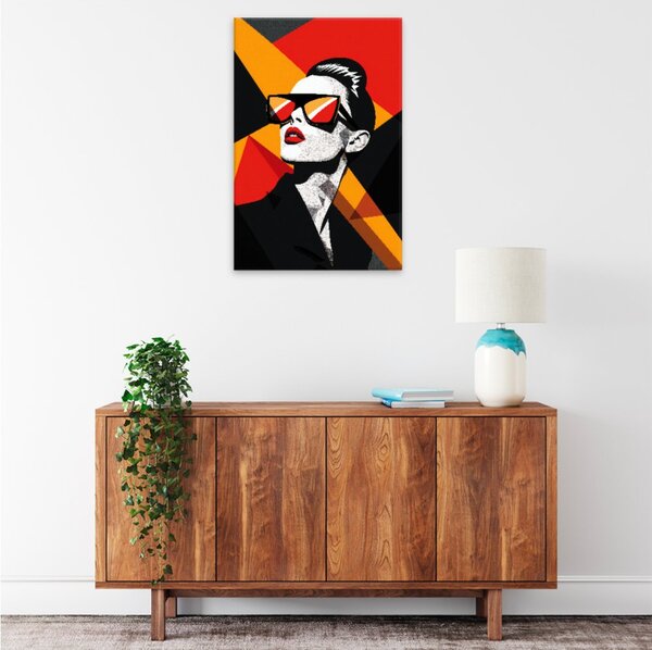 Obraz na plátně - Retro Glamour - 80x120 cm - CZ výroba