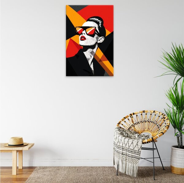 Obraz na plátně - Retro Glamour - 80x120 cm - CZ výroba