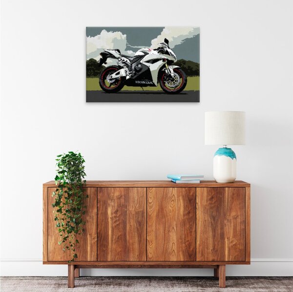 Obraz na plátně - Bílý blesk - 120x80 cm - CZ výroba