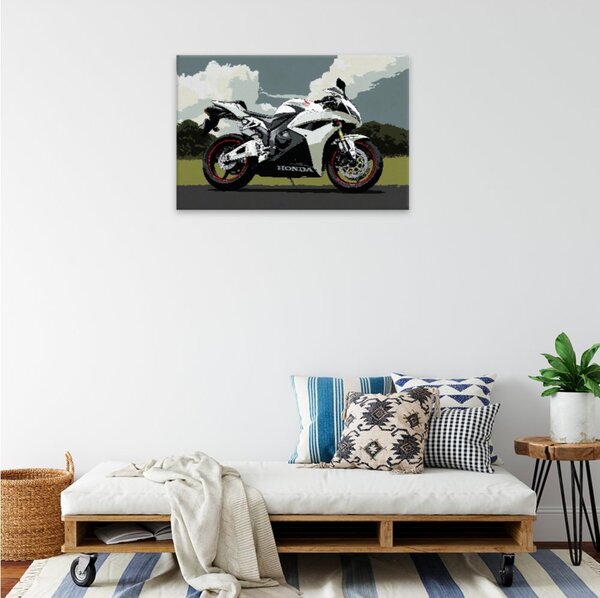 Obraz na plátně - Bílý blesk - 120x80 cm - CZ výroba