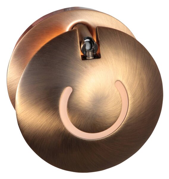 Steinhauer LED nástěnné světlo Zenith 2, bronzová, kov, zástrčka, stmívatelný, Bronz / starožitná mosaz, Obývací pokoj / jídelna, kov, Moderní, Nástěnné svítidlo