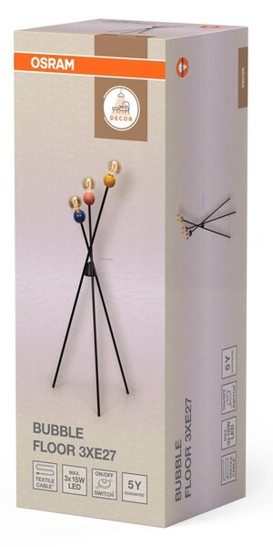 Dekorativní stojací lampa Bubble 3xE27 vícebarevná, 550 mm