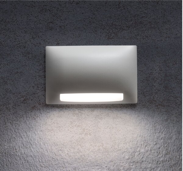 Redo 90122 Slot, bílé orientační svítidlo, 4W LED 3000K, 13,5x8,7cm, IP65