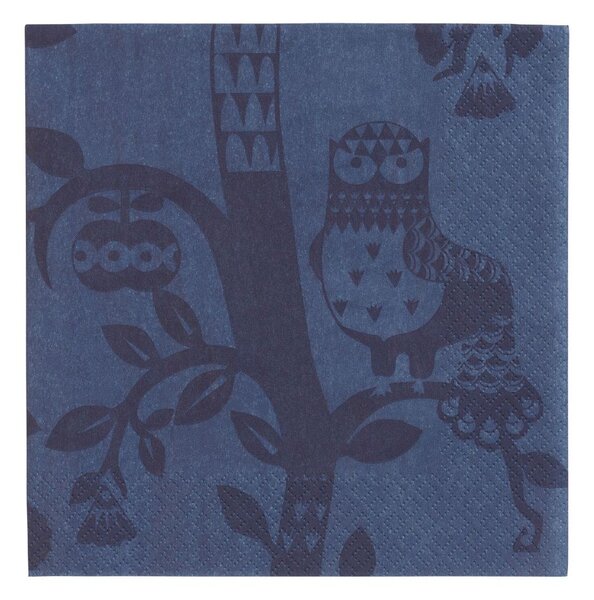Papírové ubrousky Taika iittala 33x33 cm modré *