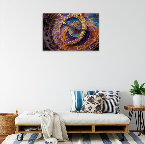 Obraz na plátně - Pražský orloj - 120x80 cm