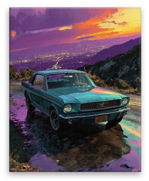 Obraz na plátně - Západní automobilové sny - 40x50 cm