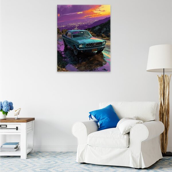 Obraz na plátně - Západní automobilové sny - 40x50 cm