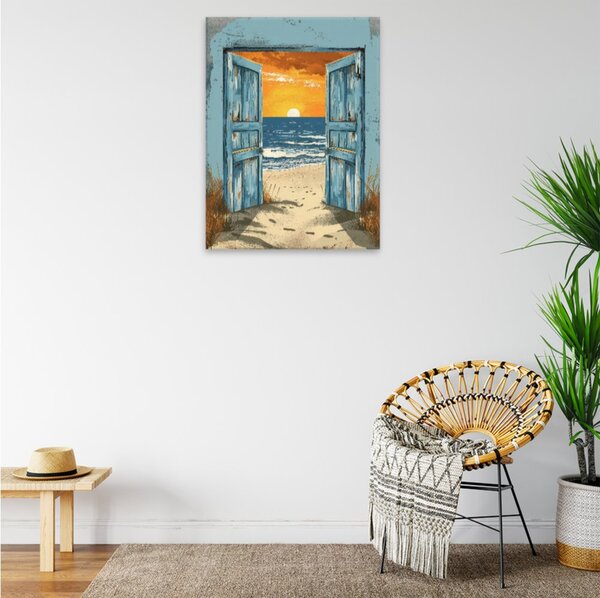 Obraz na plátně - Brána k moři - 30x40 cm - CZ výroba