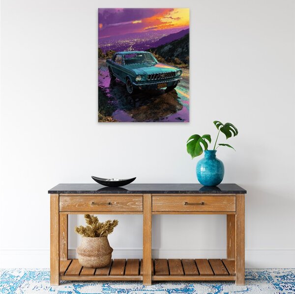 Obraz na plátně - Západní automobilové sny - 40x50 cm