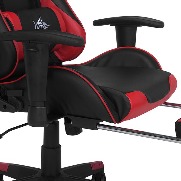 Herní křeslo VICTORY Umělá kůže Červená