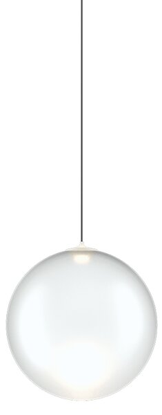 Lodes 17112 1327 Random Solo 14, závěs z bílého foukaného skla, 1x1W LED 2700K, prům.14cm