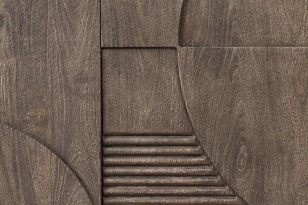 Komoda ART DECO II GREY 170 CM masiv mango Nábytek | Úložné prostory | Komody | Nízké