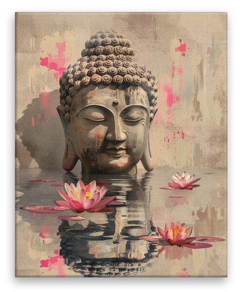 Obraz na plátně - Buddhova meditace - 40x50 cm