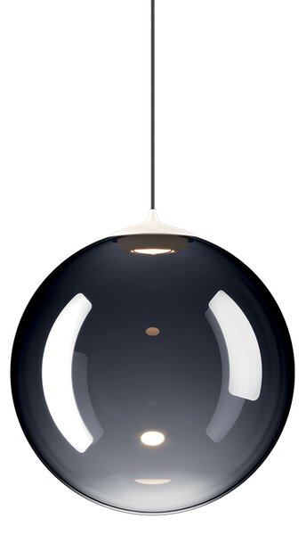 Lodes 17114 4327 Random Solo 23, závěs z kouřového foukaného skla, 1x3W LED 2700K, prům.23cm