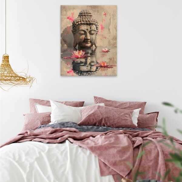 Obraz na plátně - Buddhova meditace - 40x50 cm