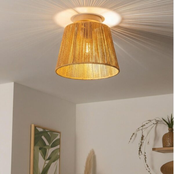 Brilagi - LED Přisazený lustr CERIA BOHO 1xE27/40W/230V pr. 28 cm hnědá/dub