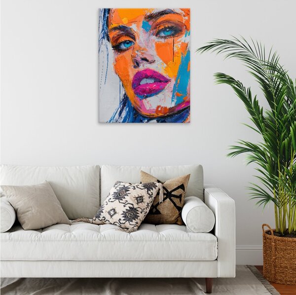 Obraz na plátně - Barevná duše - 40x50 cm - CZ výroba