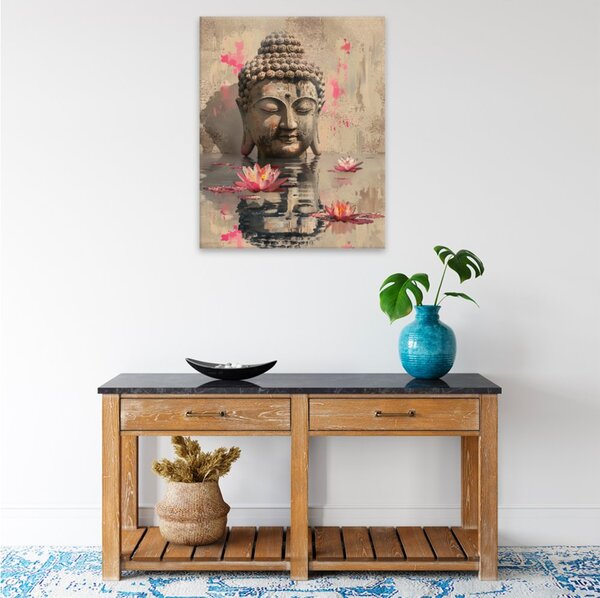 Obraz na plátně - Buddhova meditace - 40x50 cm