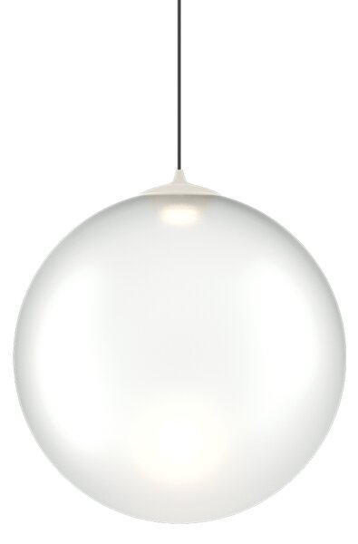 Lodes 17115 1327 Random Solo 28, závěs z bílého foukaného skla, 1x3W LED 2700K, prům.28cm
