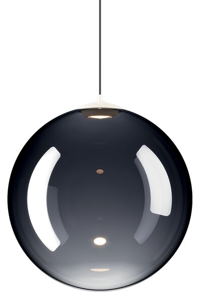 Lodes 17115 4327 Random Solo 28, závěs z kouřového foukaného skla, 1x3W LED 2700K, prům.28cm