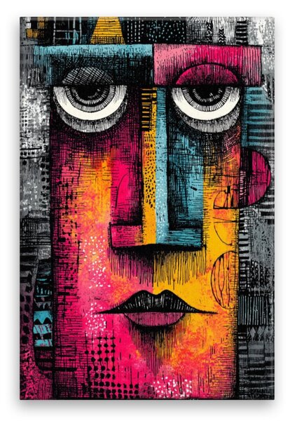 Obraz na plátně - Barevná duše 2 - 80x120 cm