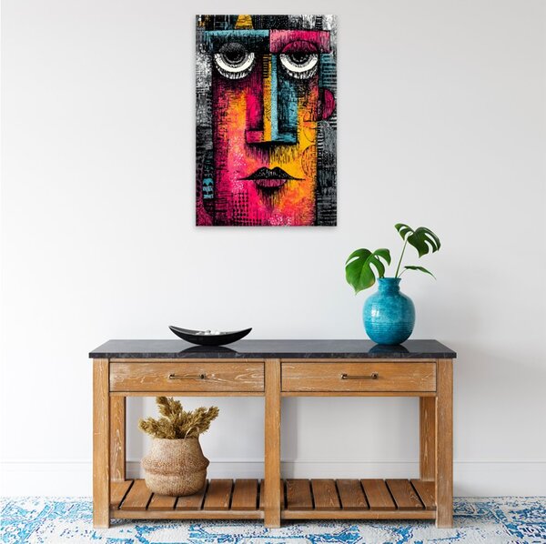 Obraz na plátně - Barevná duše 2 - 80x120 cm