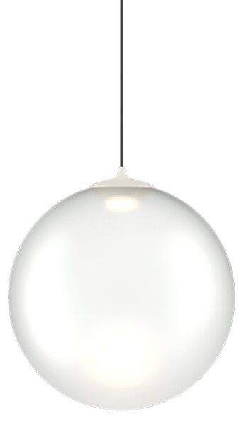 Lodes 17114 1327 Random Solo 23, závěs z bílého foukaného skla, 1x3W LED 2700K, prům.23cm
