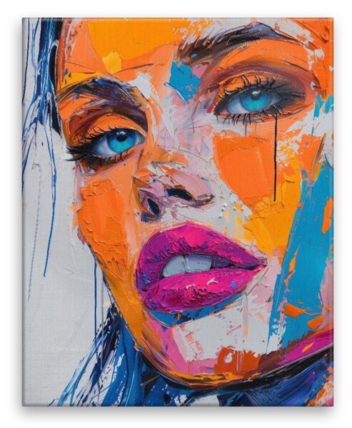 Obraz na plátně - Barevná duše - 40x50 cm - CZ výroba